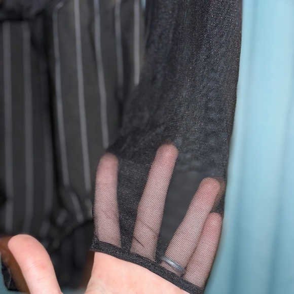 Kelle half mesh business leotard - Picture 5 of 7